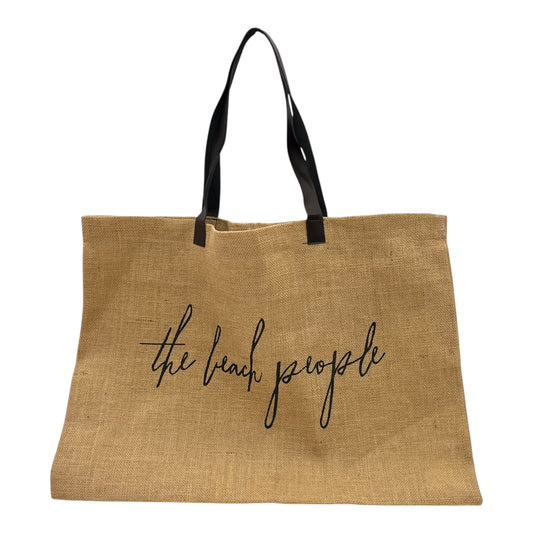 Tote By Clothes Mentor In Tan, Size:Large