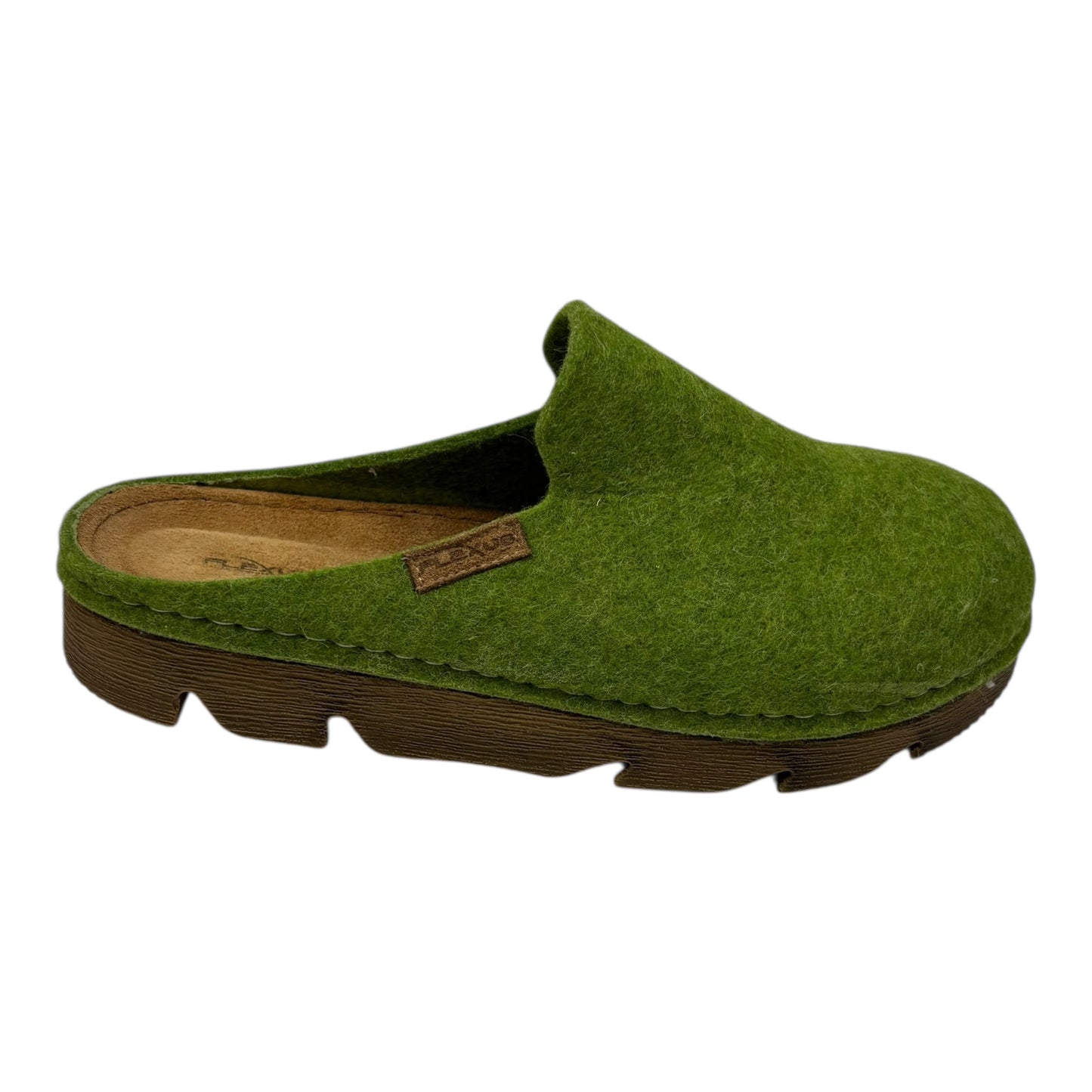 Shoes Flats By Clothes Mentor In Green, Size:9