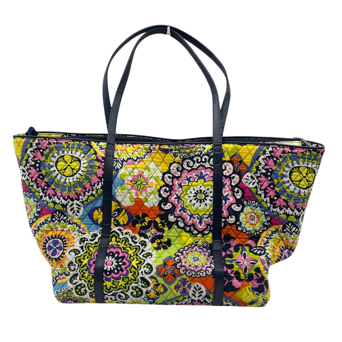 Tote By Vera Bradley In Yellow, Size:Large