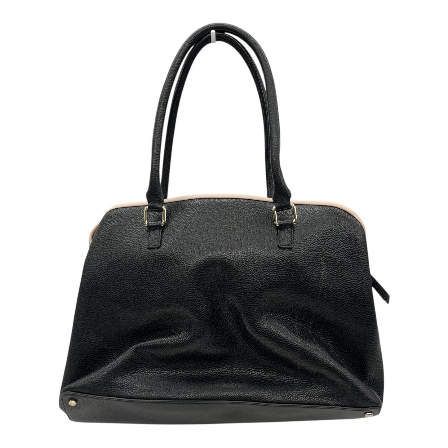 Handbag Designer By Kate Spade In Black & Tan, Size:Large