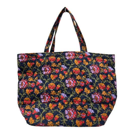 Handbag By Vera Bradley In Blue & Orange, Size:Large