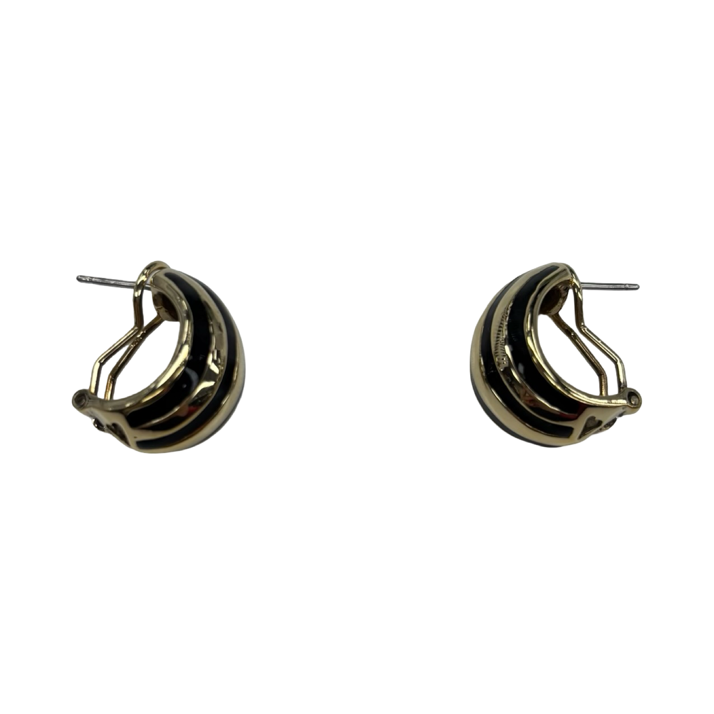Earrings Dangle/Drop By Clothes Mentor In Black & Gold