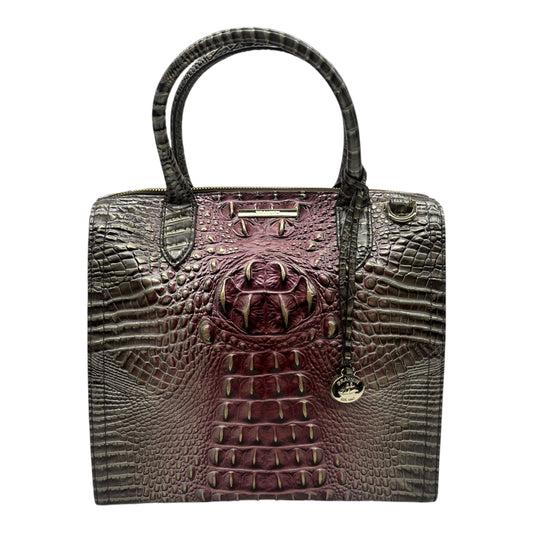 Handbag Designer By Brahmin In Pink & Tan, Size:Medium