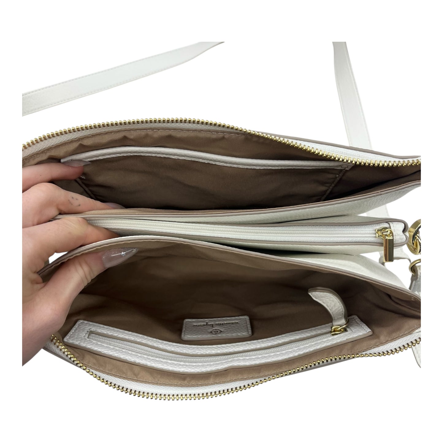 Crossbody By Nanette By Nanette Lepore In Cream, Size:Medium