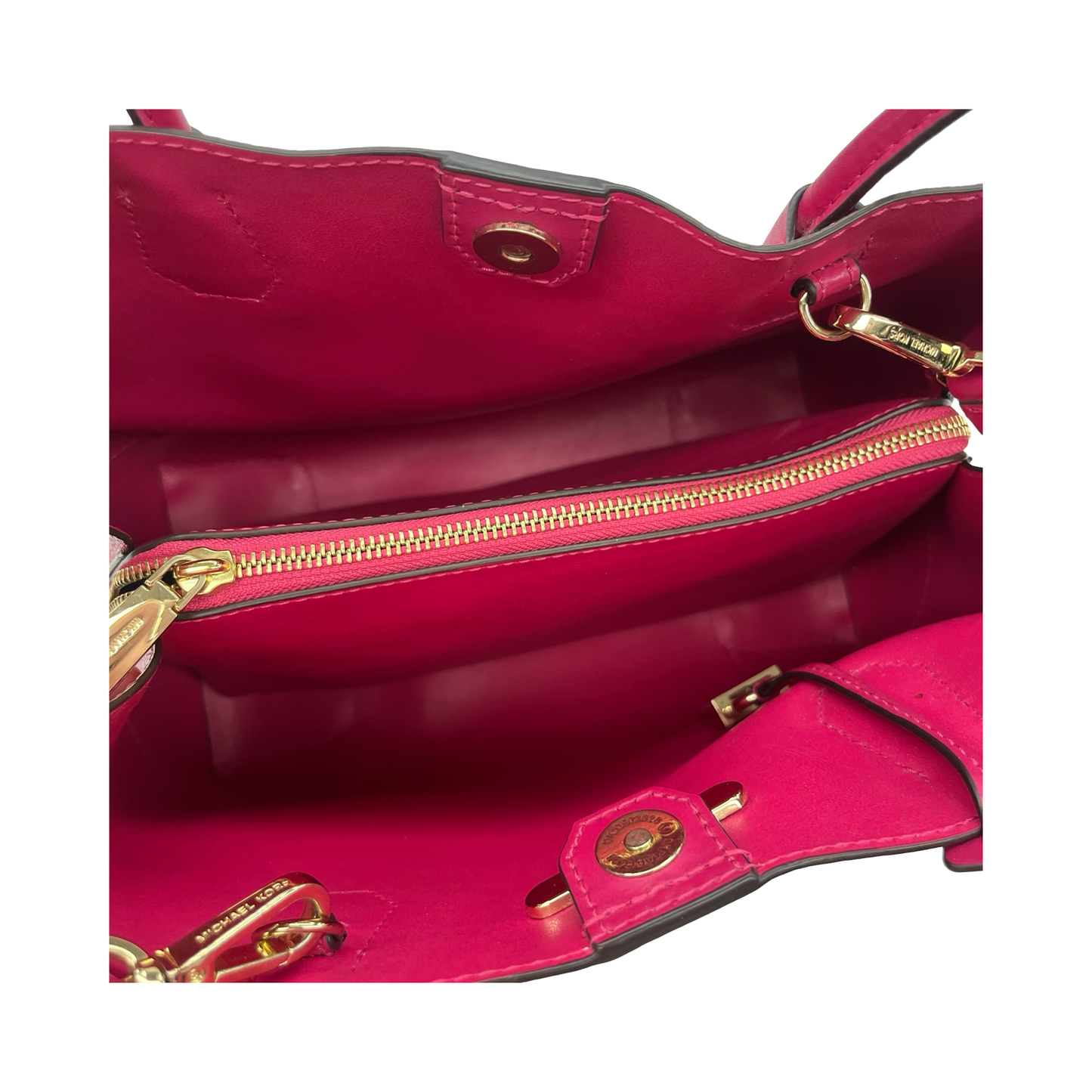 Handbag Designer By Michael Kors In Pink, Size:Medium