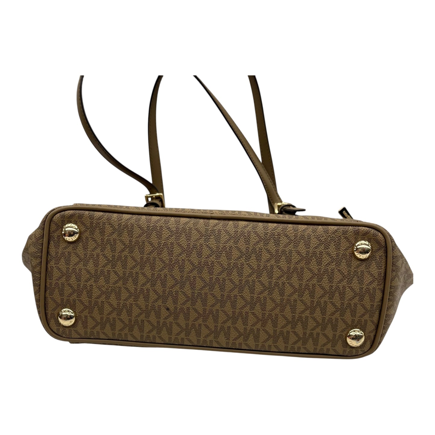 Tote Designer By Michael Kors In Gold, Size:Medium