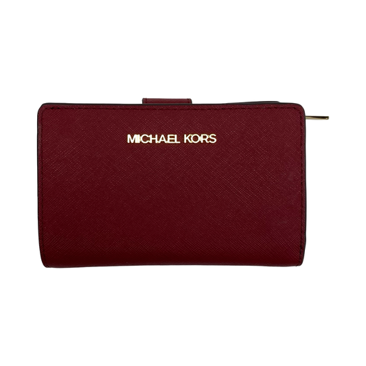 Wallet Designer By Michael Kors In Red, Size:Medium