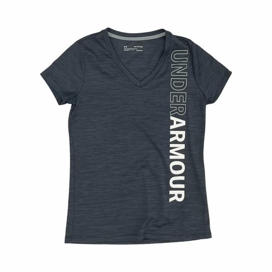 Athletic Top Ss By Under Armour In Grey, Size:Xs
