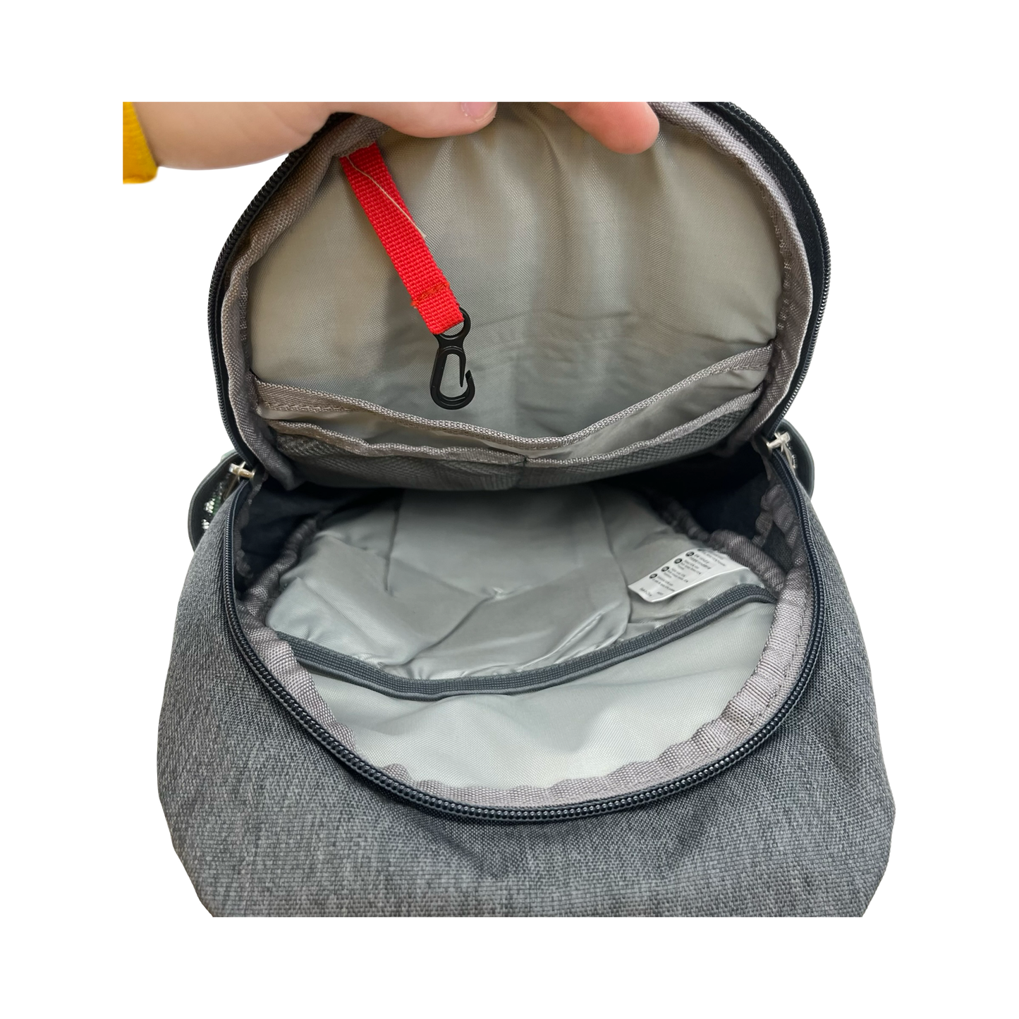 Backpack By Clothes Mentor In Grey, Size:Medium