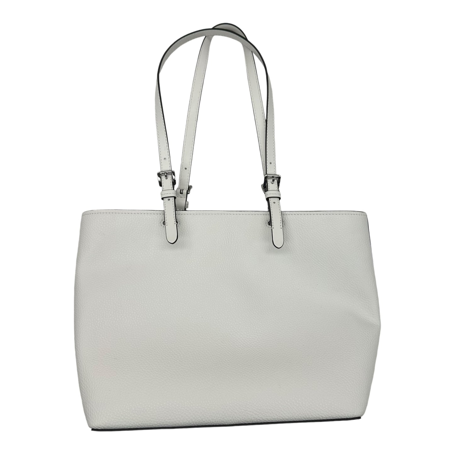 Handbag Designer By Michael Kors In White, Size:Medium