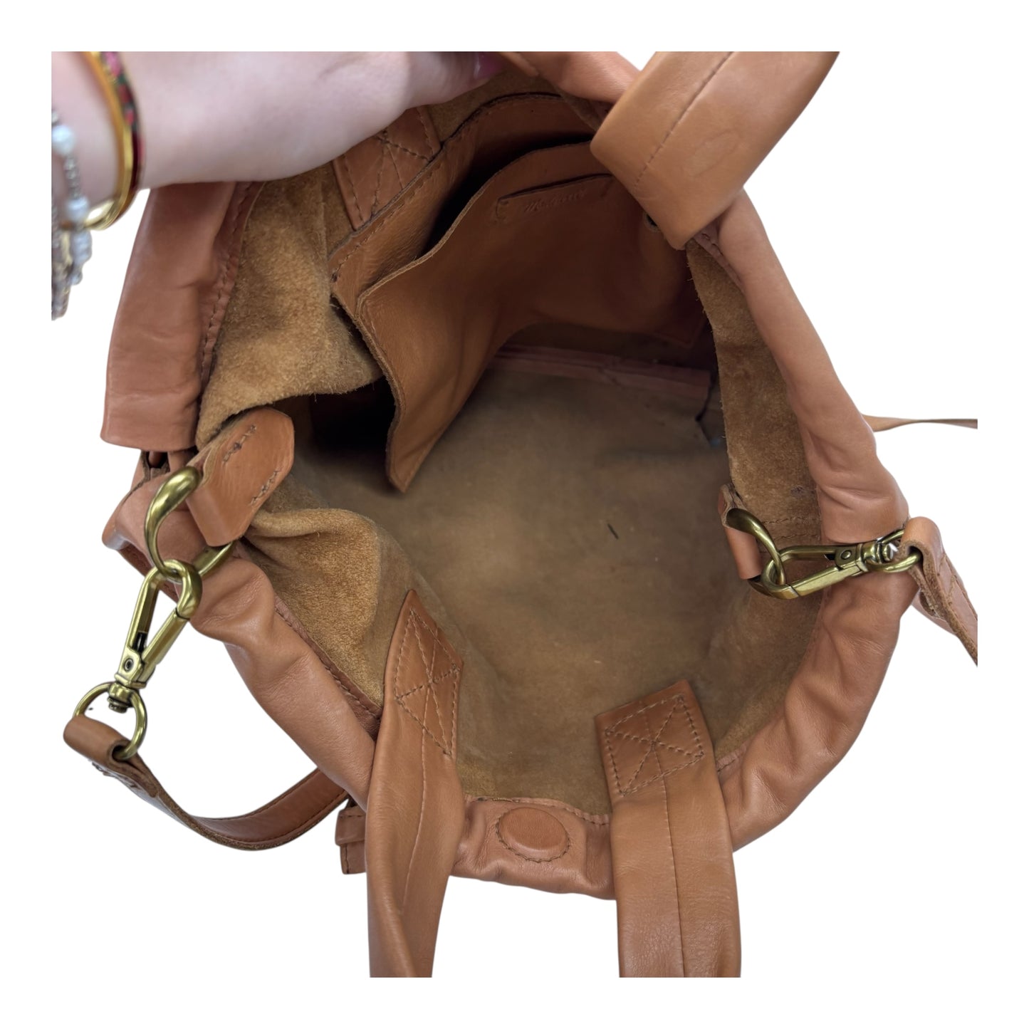 Crossbody Leather By Madewell In Brown, Size:Medium