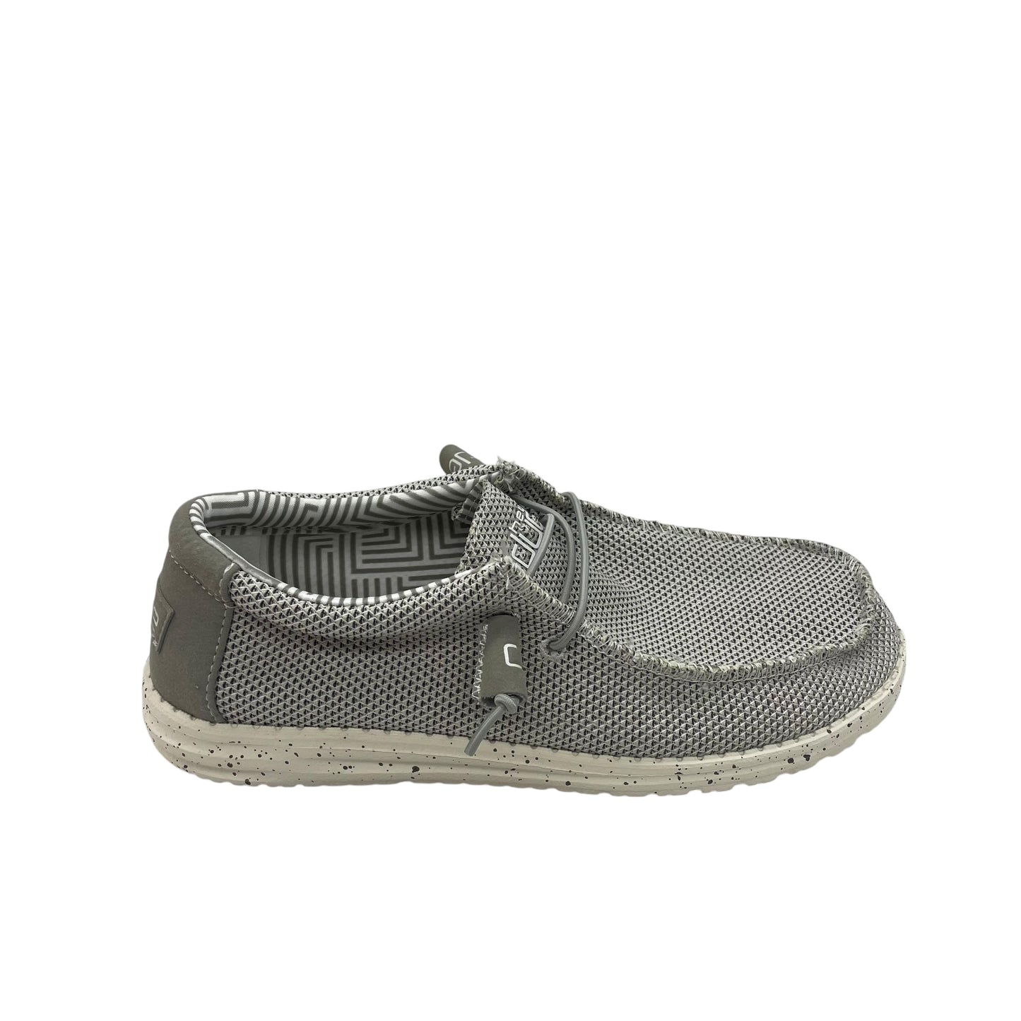 GREY SHOES FLATS by HEY DUDE Size:8