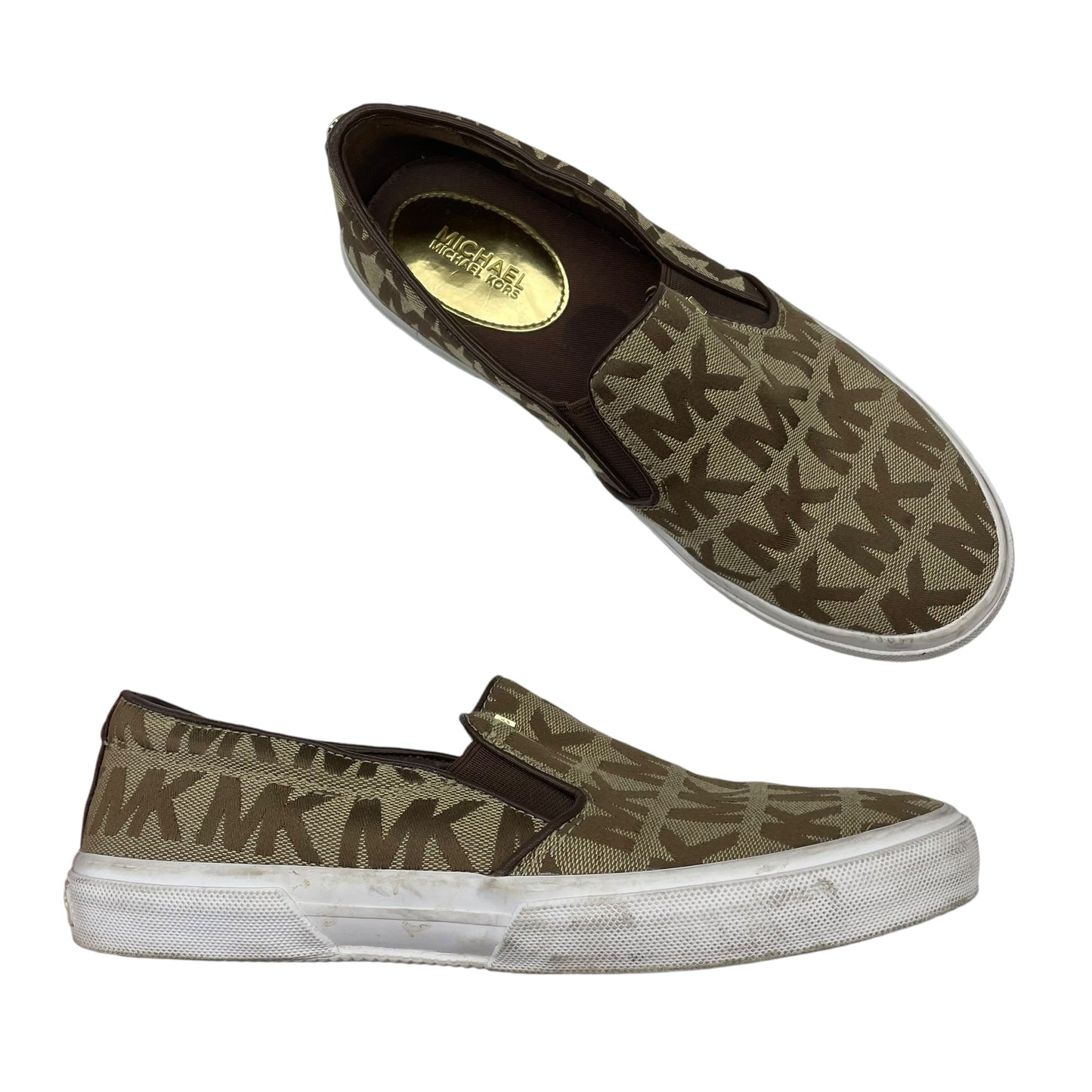 BROWN SHOES SNEAKERS by MICHAEL BY MICHAEL KORS Size:7