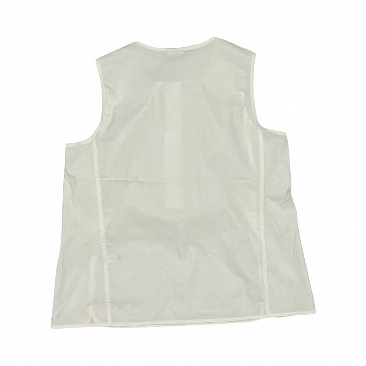 Blouse Sleeveless By J. Jill In White, Size:M