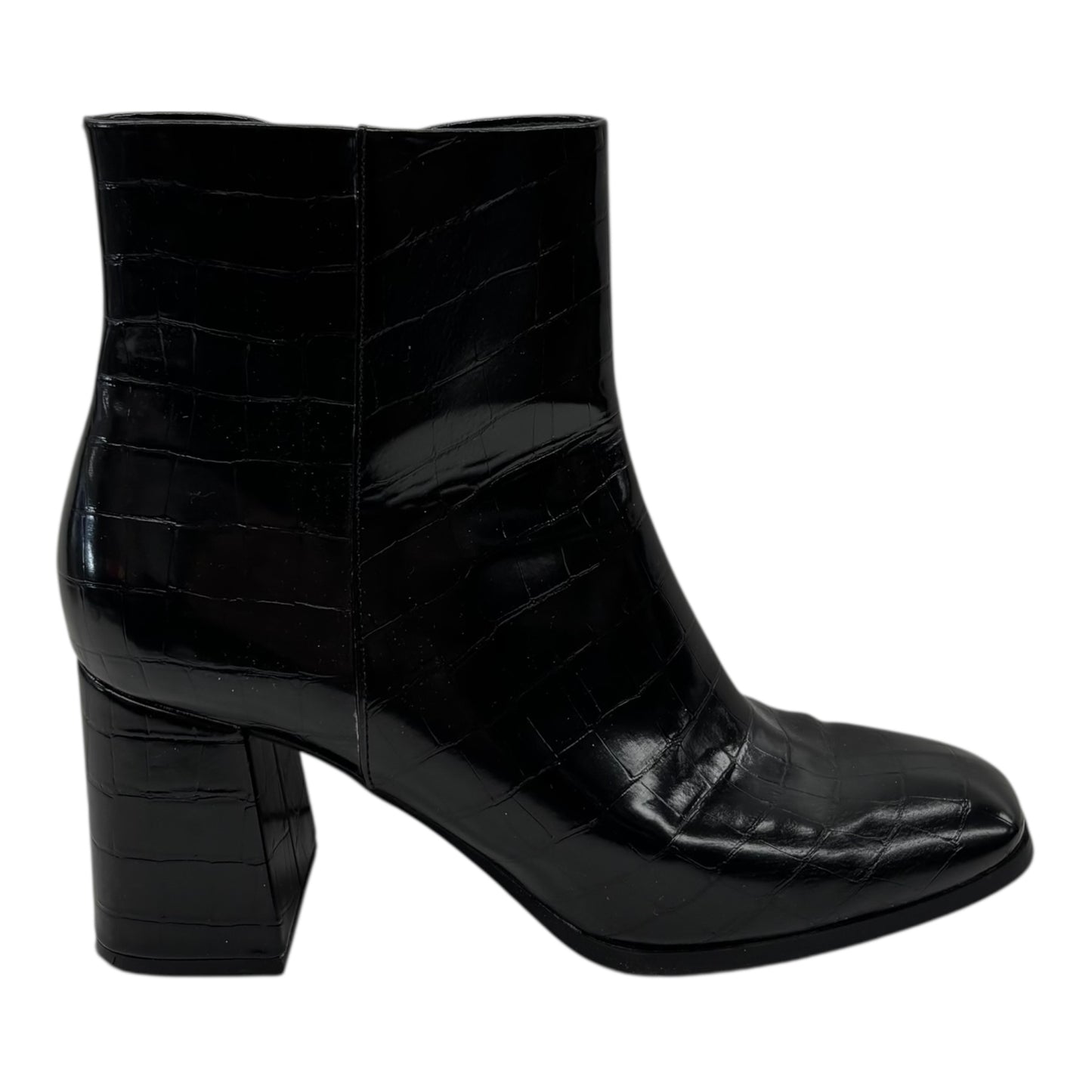 Boots Ankle Heels By Madden Girl In Black, Size:9.5