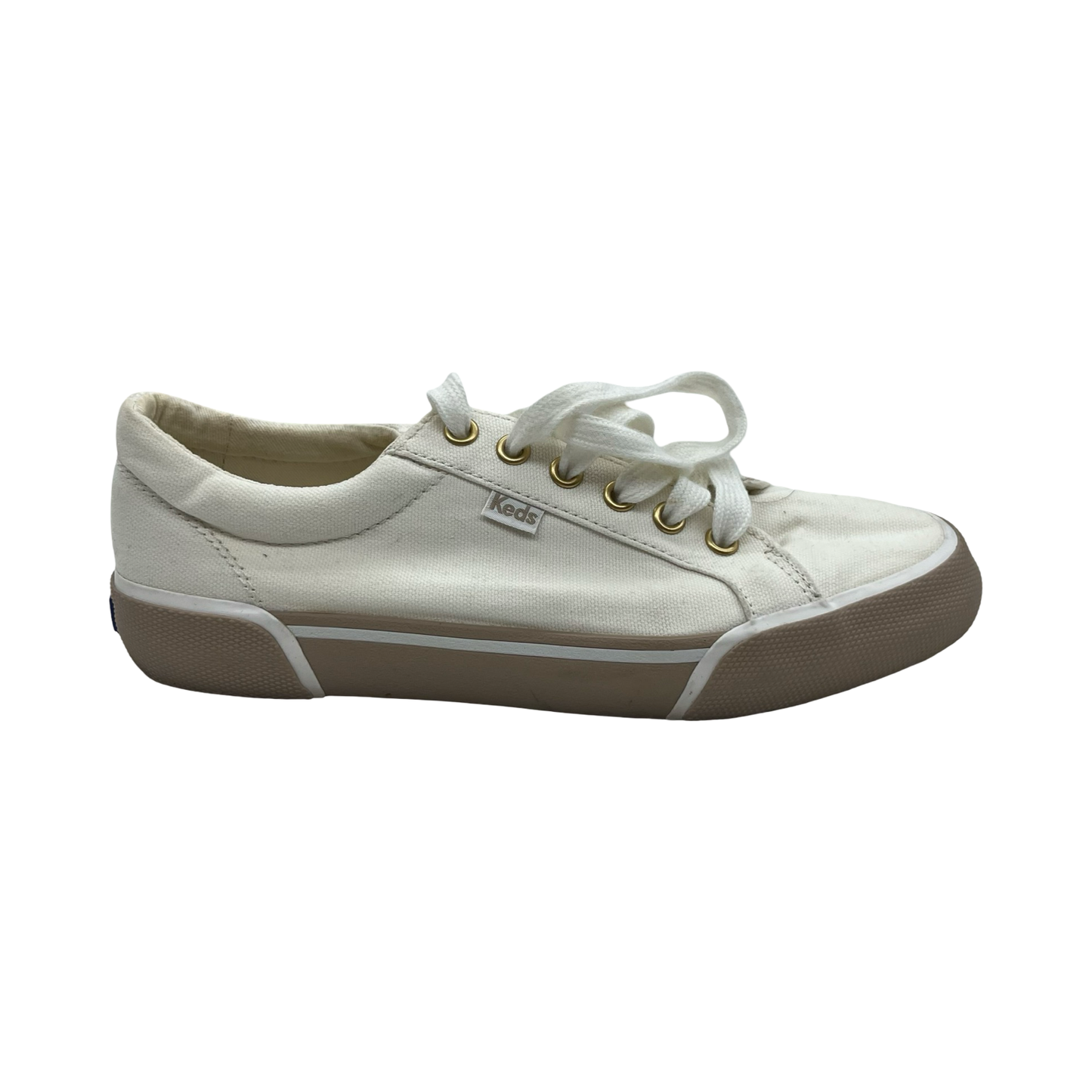 Shoes Sneakers By Keds In White, Size:7.5