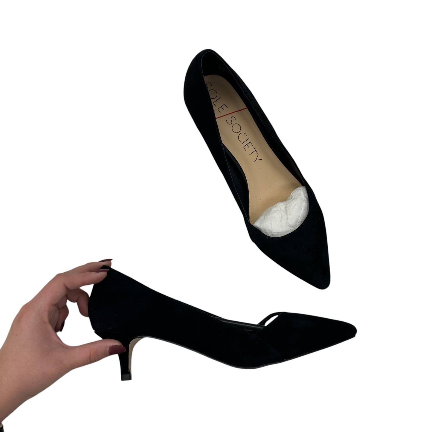 Shoes Heels Kitten By Sole Society In Black, Size:8.5