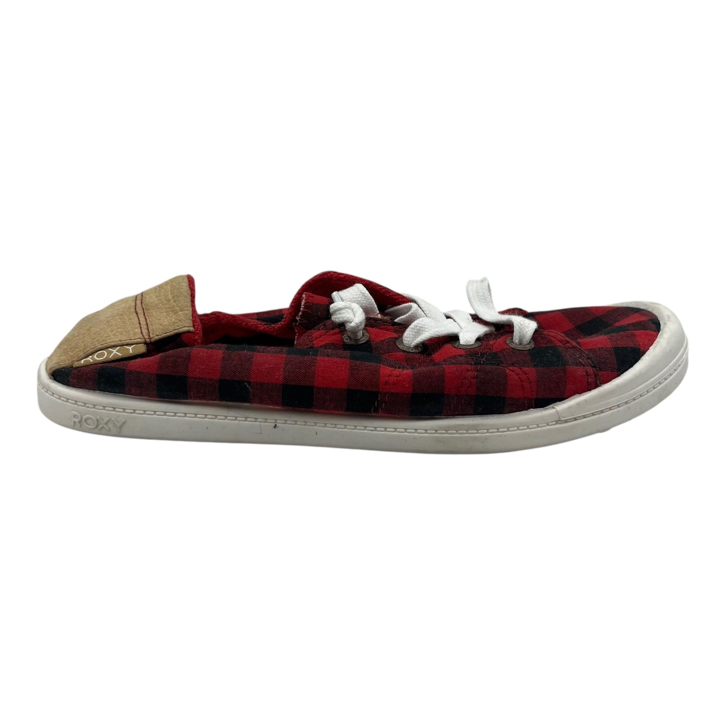 Shoes Sneakers By Roxy In Plaid Pattern, Size:7.5