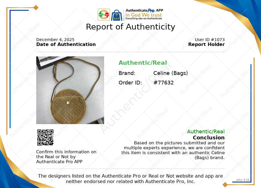 Crossbody Luxury Designer By Celine In Brown, Size:Medium