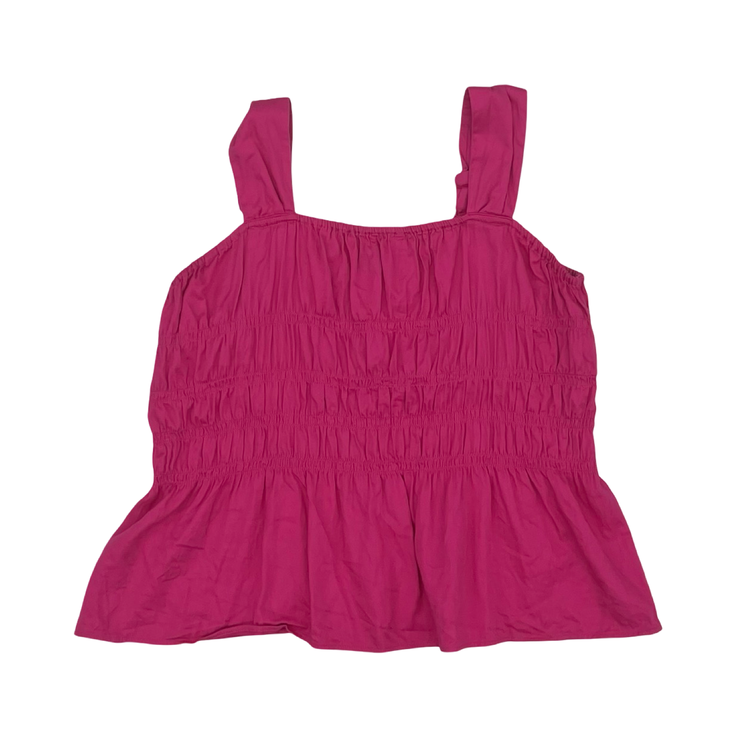 Top Sleeveless By Ann Taylor In Pink, Size:L