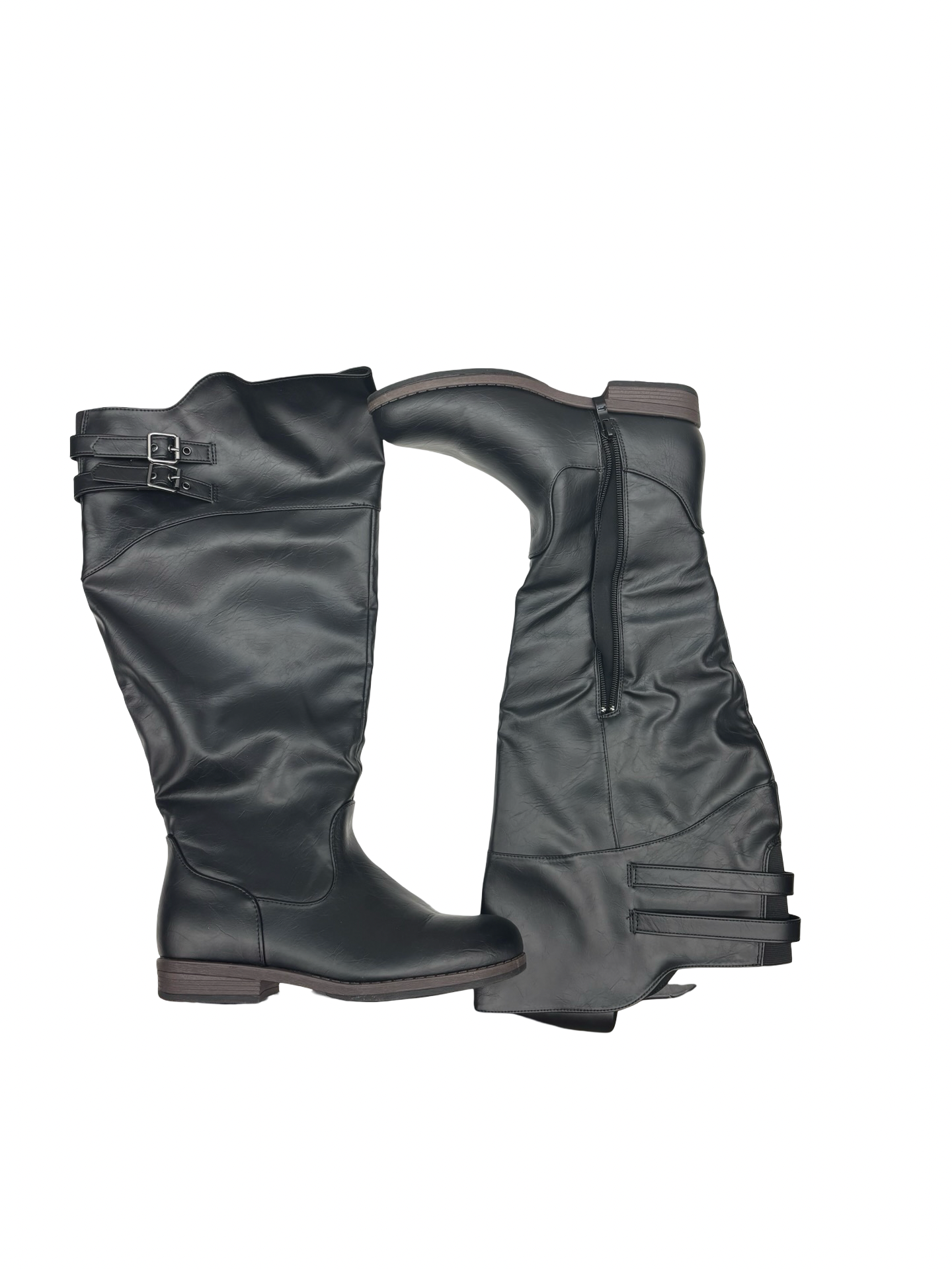 Boots Over-The-Knee Heels By Cme In Black, Size:8