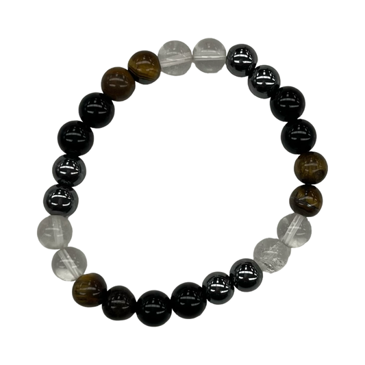Bracelet Beaded By Clothes Mentor In Black & Brown