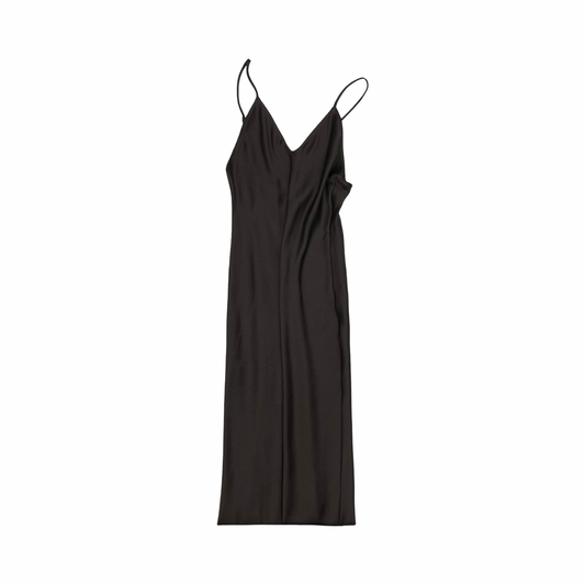 Dress Party Long By Zara In Brown, Size:M