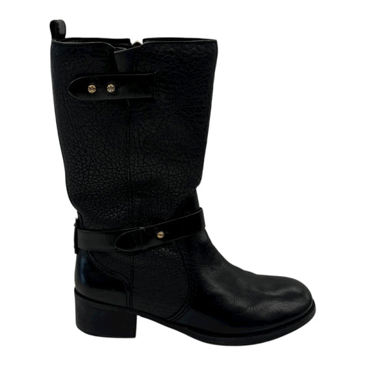 Boots Designer By Tory Burch In Black, Size:8.5