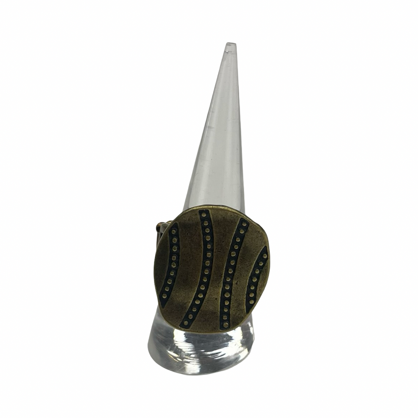 Ring Band By Paparazzi In Bronze, Size:8