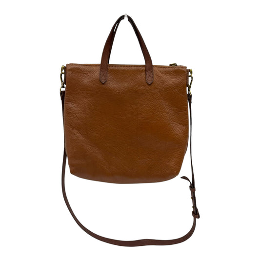 Crossbody Leather By Madewell In Brown, Size:Medium