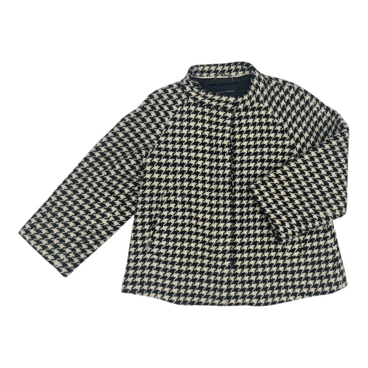Jacket Other By Banana Republic In Black & Cream, Size:M