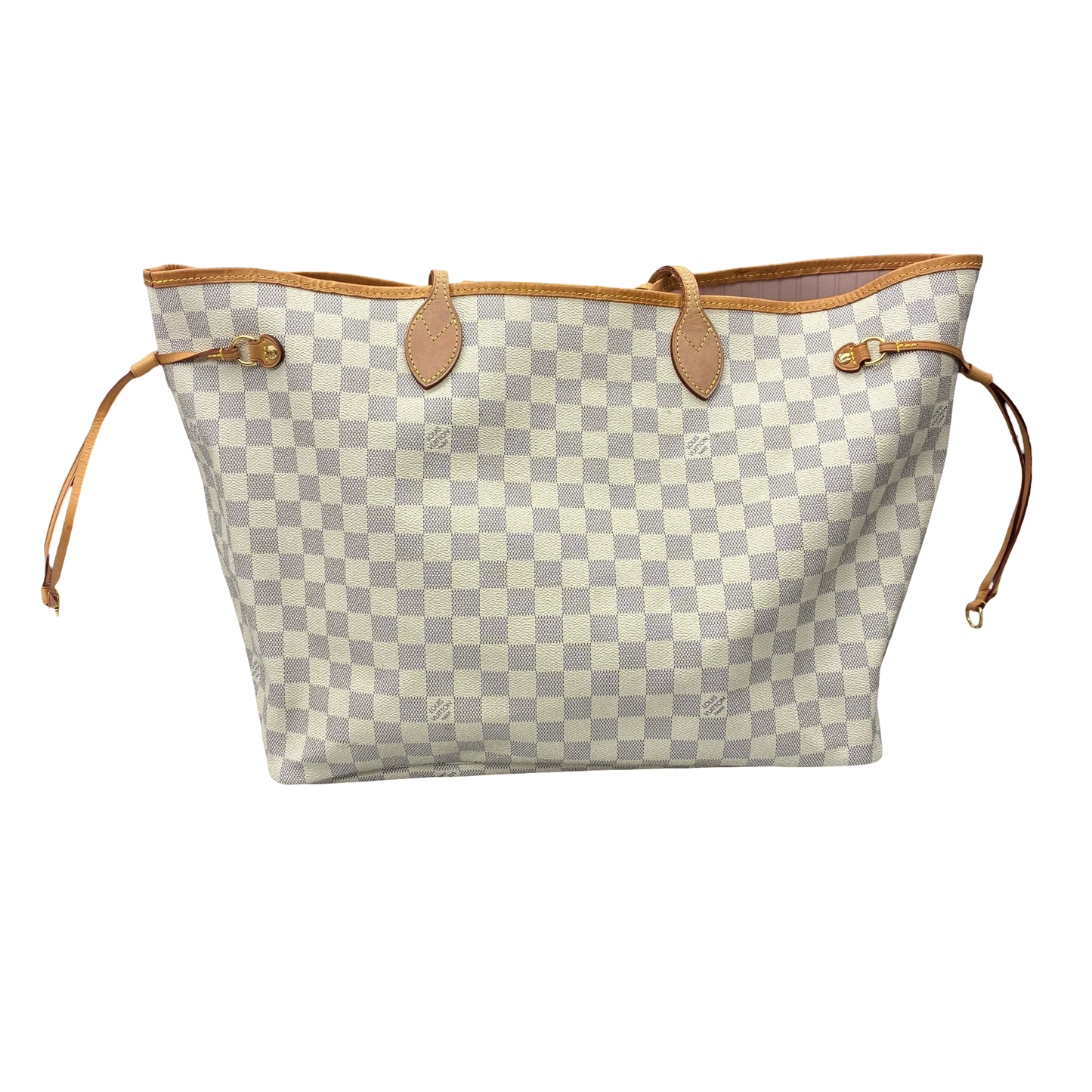 Handbag Luxury Designer By Louis Vuitton In Tan, Size:Large