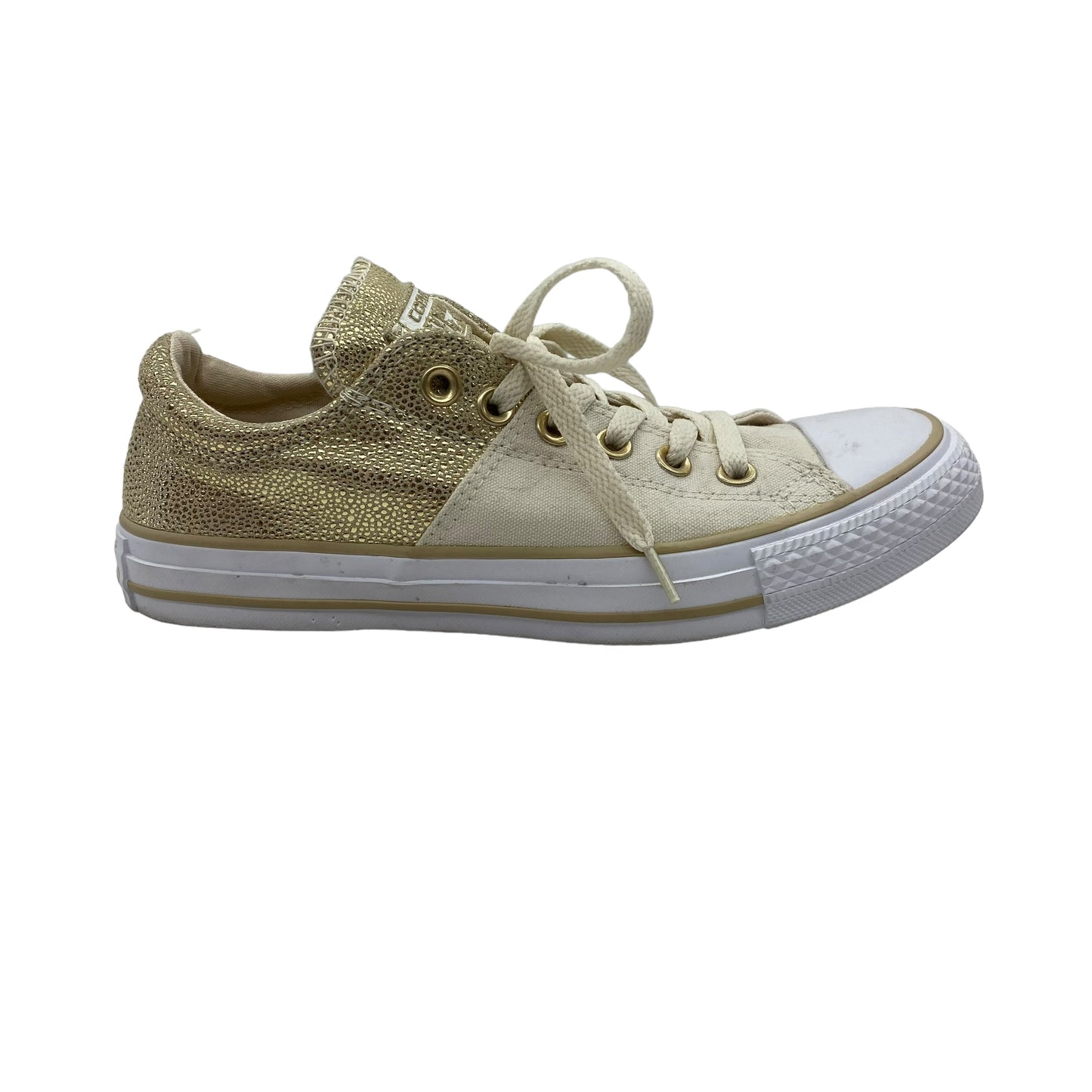 GOLD SHOES SNEAKERS by CONVERSE Size:7