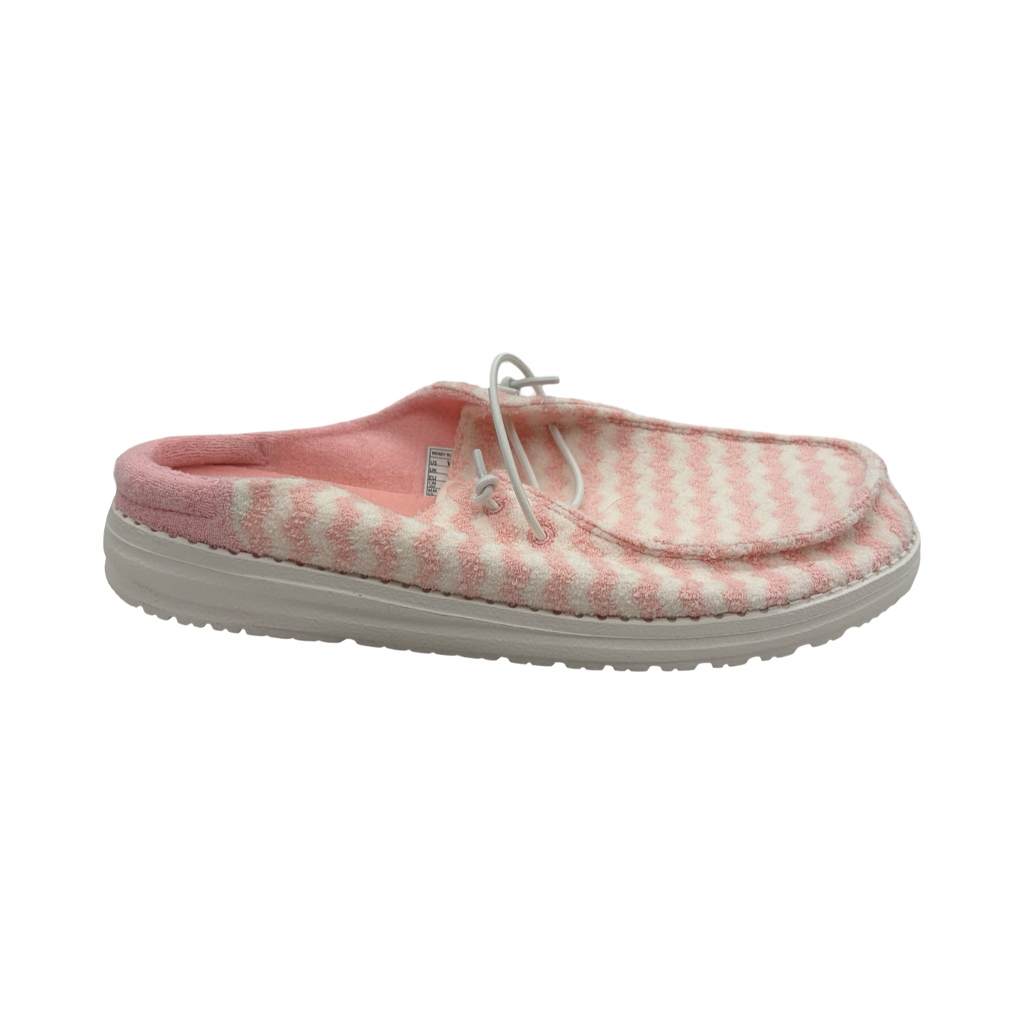Shoes Flats By Hey Dude In Pink, Size:9
