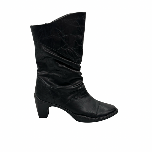 Boots Leather By Josef Seibel In Black, Size:6.5
