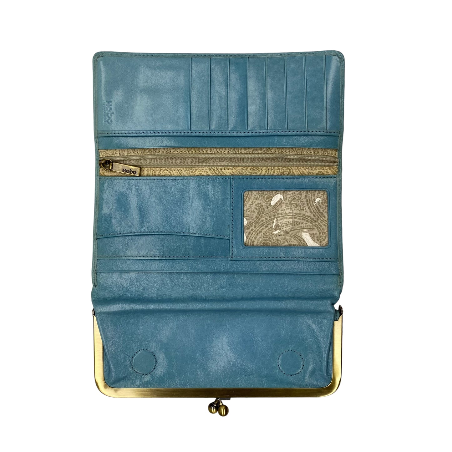 Wallet By Hobo Intl In Blue, Size:Medium