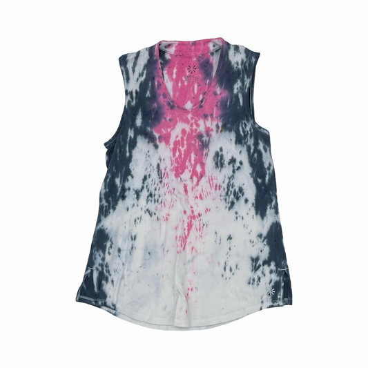 Top Sleeveless By Isaac Mizrahi Live Qvc In Tie Dye Print, Size:Xs