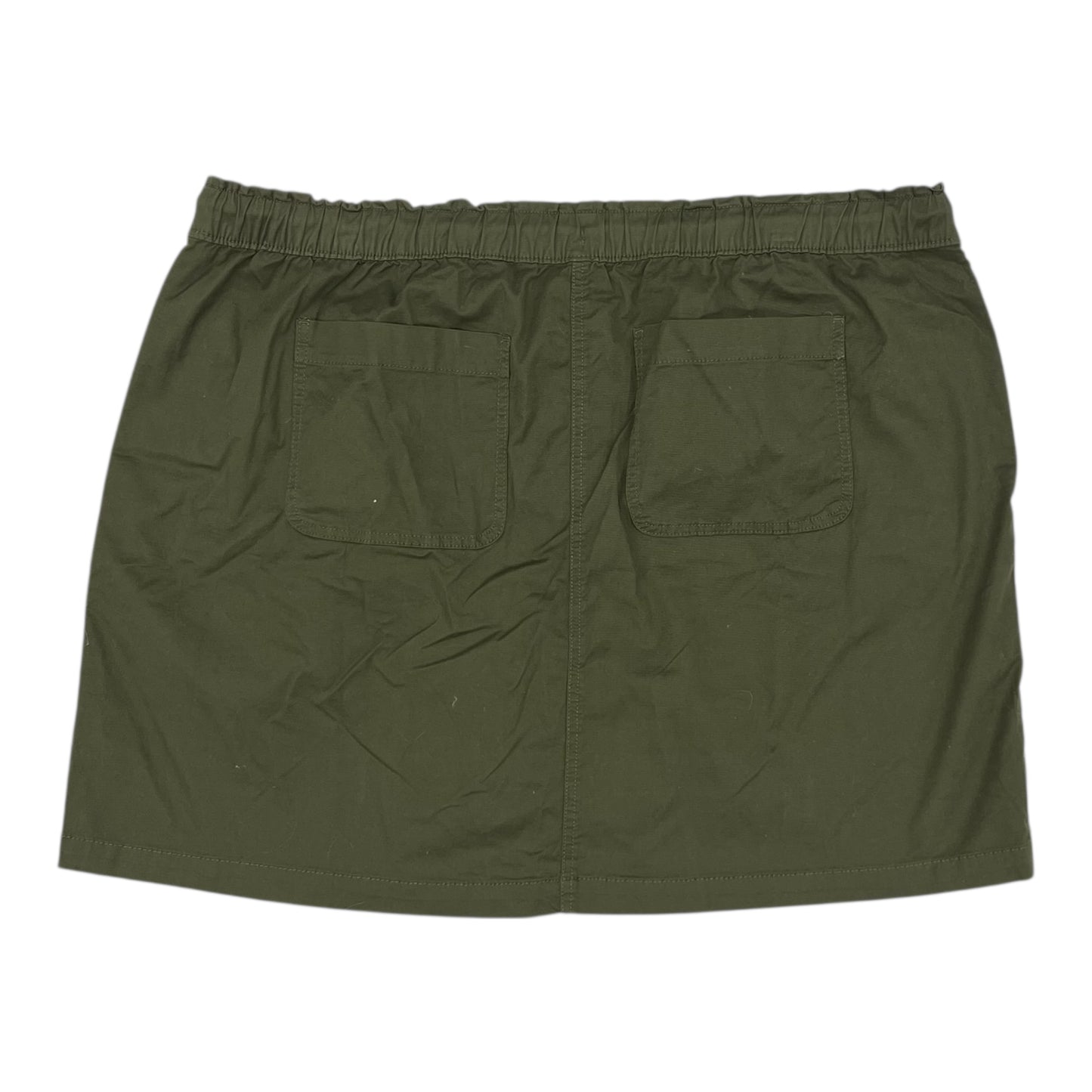Skirt Mini & Short By Croft And Barrow In Green, Size:2X