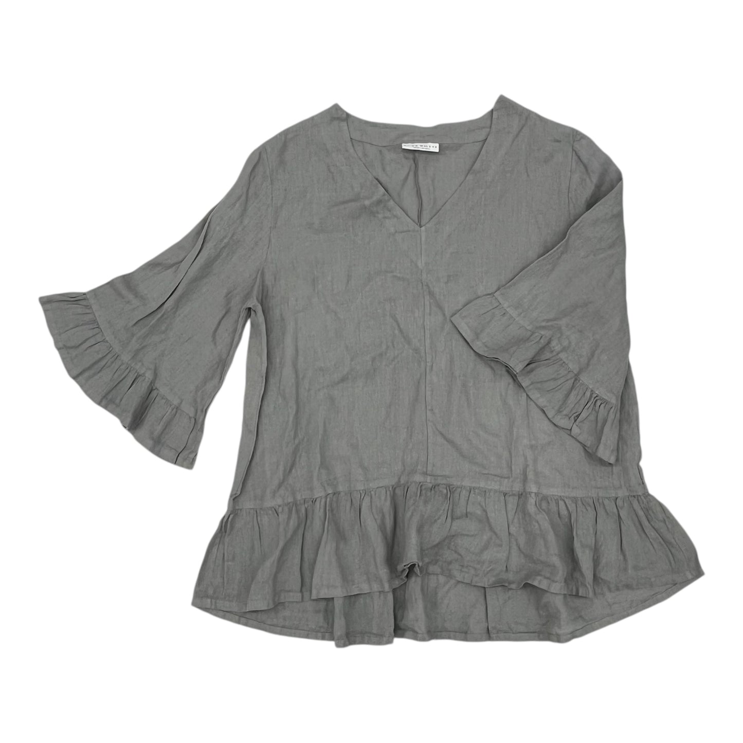 Tunic 3/4 Sleeve By Bryn Walker In Grey, Size:L