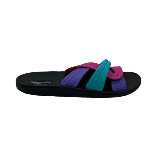 Sandals Flats By Clothes Mentor In Multi, Size:10