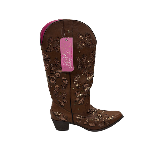 Boots Western By Clothes Mentor In Brown, Size:11