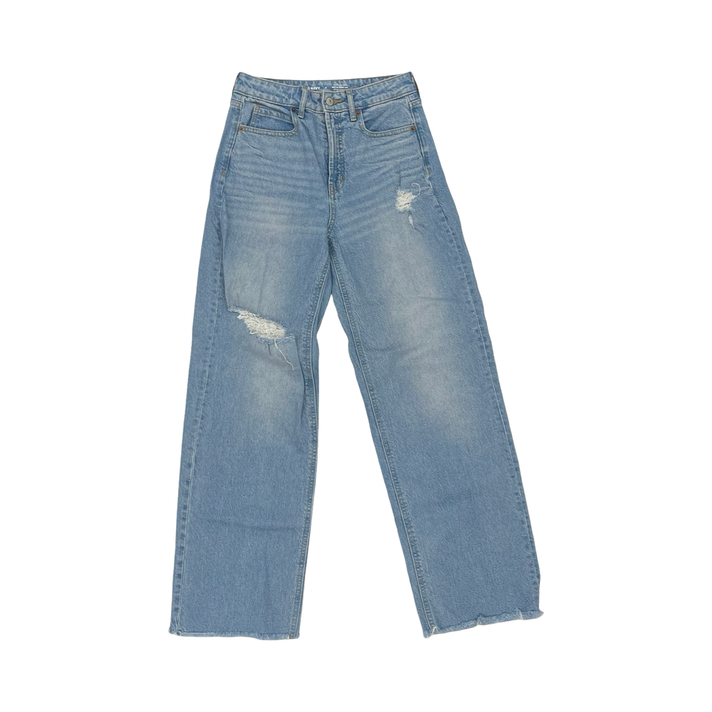 Jeans Wide Leg By Old Navy In Blue Denim, Size:0