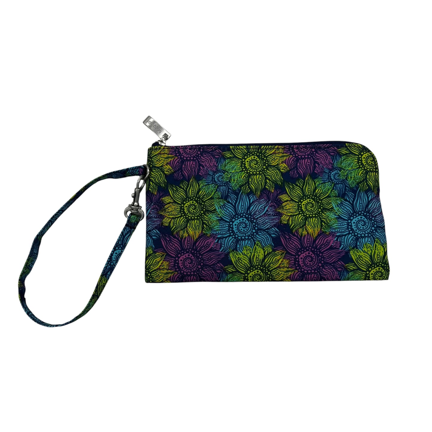 Wristlet By Baggallini In Black & Purple, Size:Small