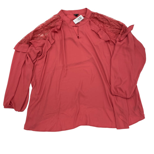 PINK BLOUSE LS by TORRID Size:6