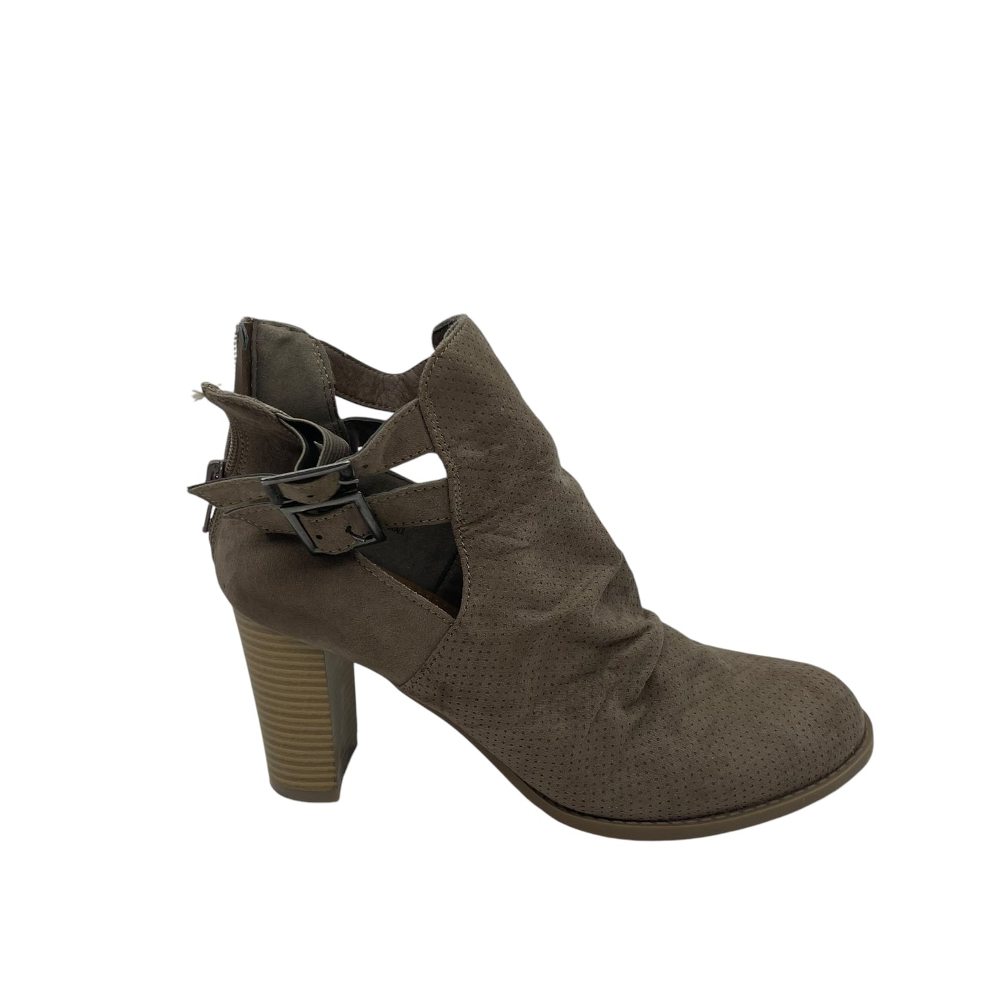 Boots Ankle Heels By Report In Taupe, Size:7.5