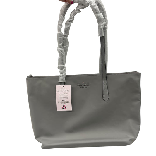 Tote Designer By Kate Spade In Grey, Size:Medium