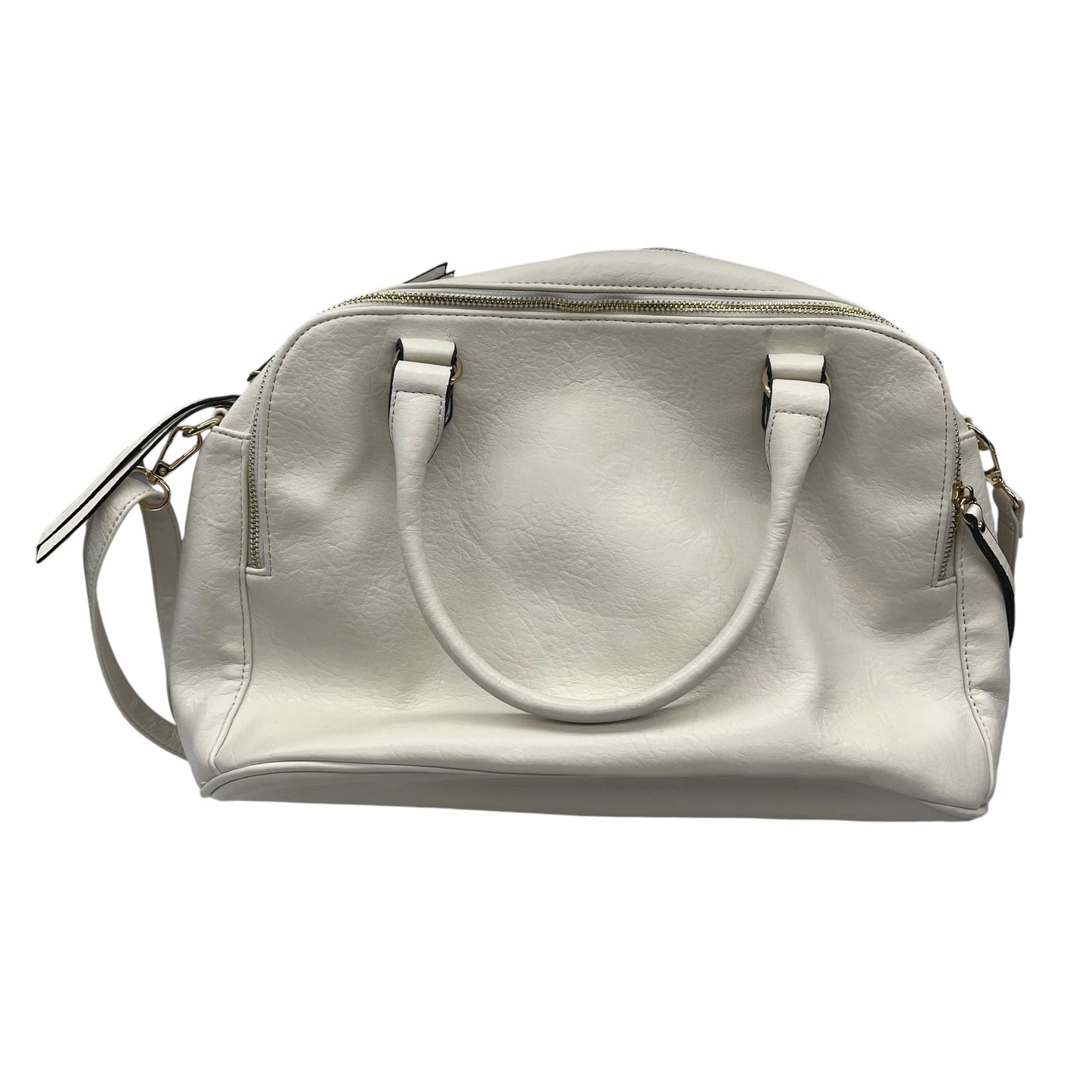 Handbag By Clothes Mentor In Cream, Size:Large