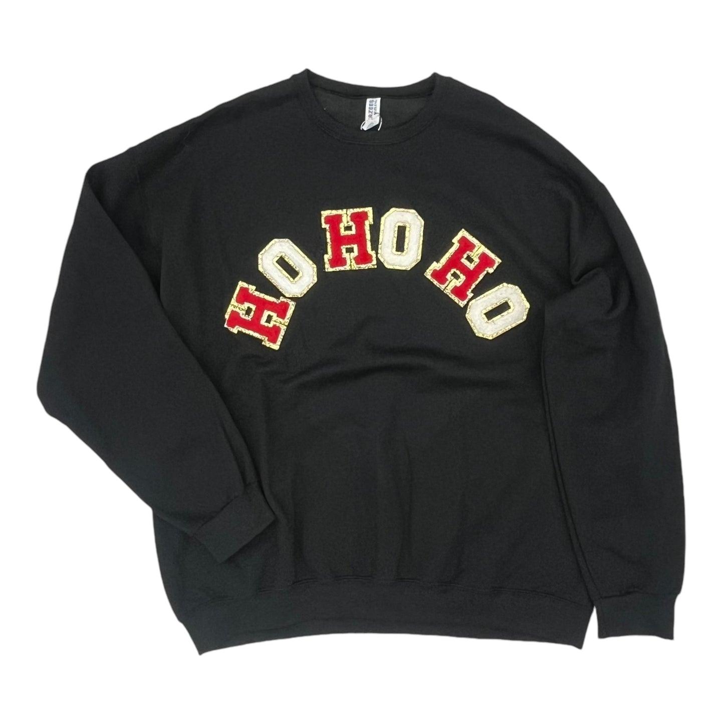 Sweatshirt Crewneck By Jerzees In Black, Size:2X