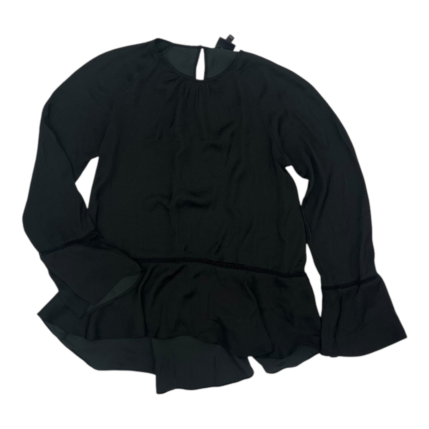 Blouse Ls By Massimo Dutti In Black, Size:Xs
