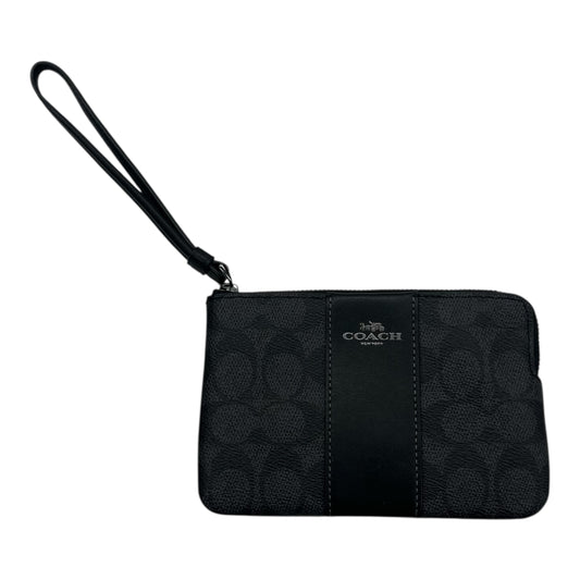 Wristlet Designer By Coach In Black, Size:Medium